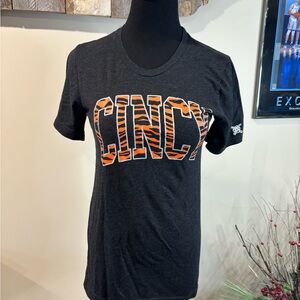 CINCY Black and Orange Graphic Tee